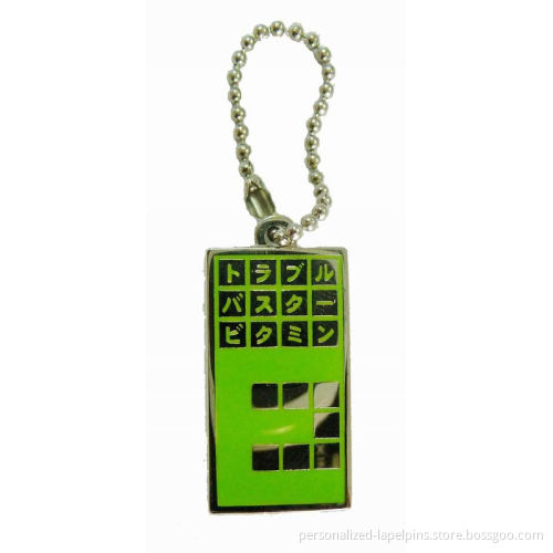 Cell Phone Metal Straps, Hard Enamel And Nickel Plated Finish, For Mobile Phone Accessorie